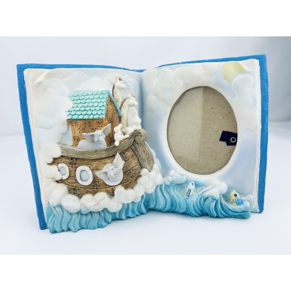 Vintage 1996 Russ Berrie Noah's Menagerie 3D Book Picture Frame 15538 Nursery